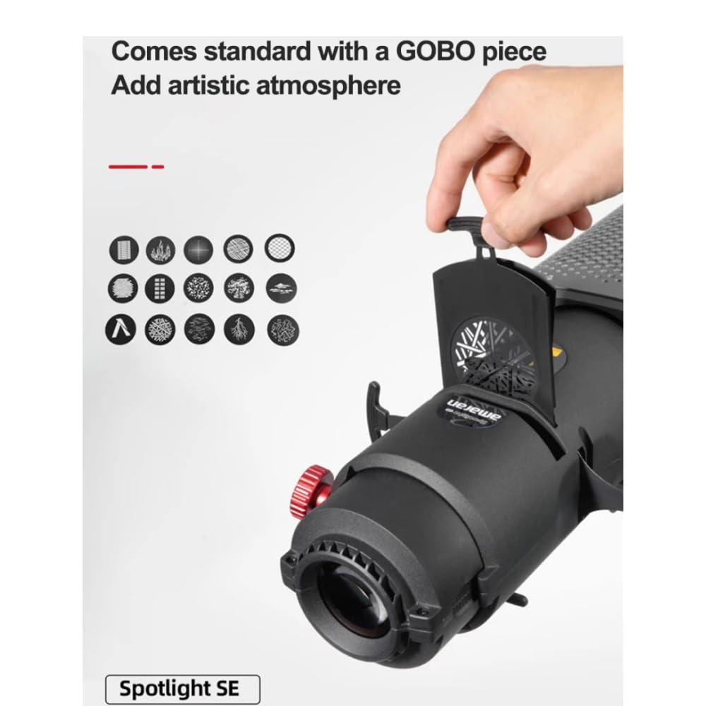 Amazon | Aputure Amaran スポットライト SE 36° レンズキット 投影
