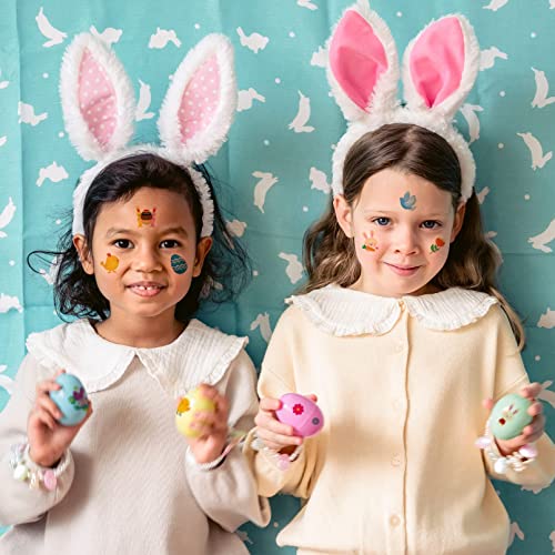 Aresvns Easter Temporary Tattoos For Kids,Easter Party Supplies, Easter Decorations, 12 Sheets Bunny Egg Rabbit Flower Butterflies Stickers For Easter Basket Stuffers Egg Fillers Gift #TOP3