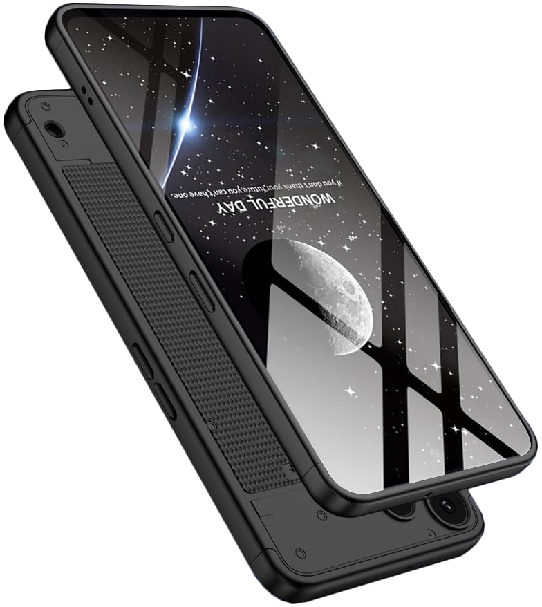 Image of Kapa Double Dip Full 360 Protection Back Case Cover for Nothing Phone 3A LITE (Black)