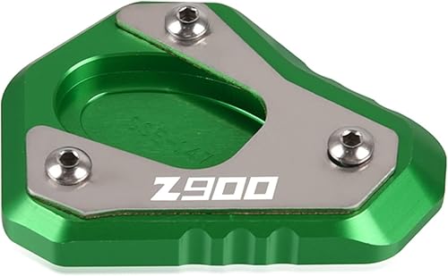 XIAOAHONG Motorbike Kickstand Extension for Kawasaki Z650 Z 650 Z800 Z900 Z900RS Z1000 Z1000SX Verysy1000 Side Stand Enlarger (Color  Z900 Logo,