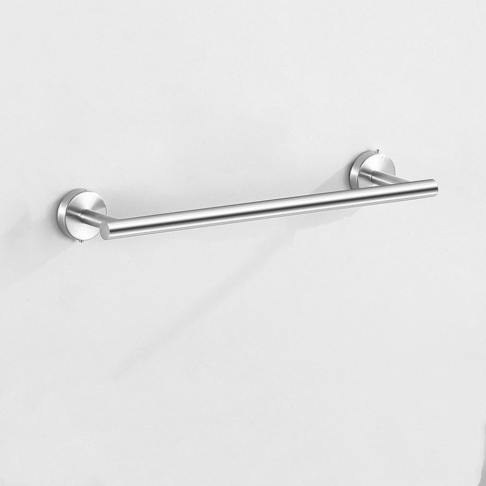 VVW&LIU 304 Stainless Steel Heavy Duty Towel Rack,Bath Towel Rod,Towel Ring,Toilet Paper Holder,Adhesive Hook,Bathrobe Hook, Wall Mou