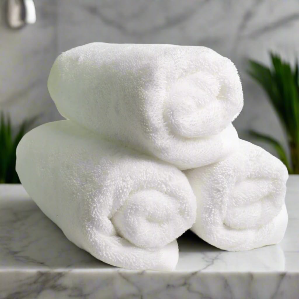 HEELIUM Bamboo Hand Towels - Ultra Soft & Absorbent -2 HEELIUM Bamboo Hand Towels - Ultra Soft & Absorbent -2