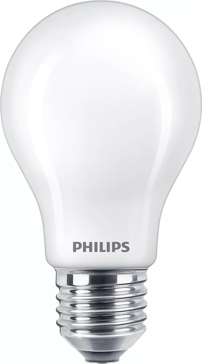 Philips LED Classic E27 Lampe, 60 W, Kolbenform, matt, warmweiß(2Stück)