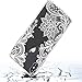 iPhone Xs Max Case, XS Max Case, iPhone 10(Ten) S Max Case Huness TPU Grip Bumper and Clear Flower Transparent Hard PC Backplate Hybrid Slim Phone Case for Apple iPhone Xs Max Plus 2018(6.5