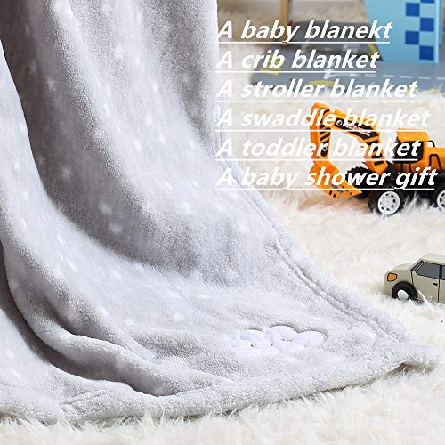 Crevent SNBB01 30''X40'' Cute Cozy Fluffy Warm Baby Blanket For Boys Infants Toddlers' Bedding Crib Cot Stroller thumb #5