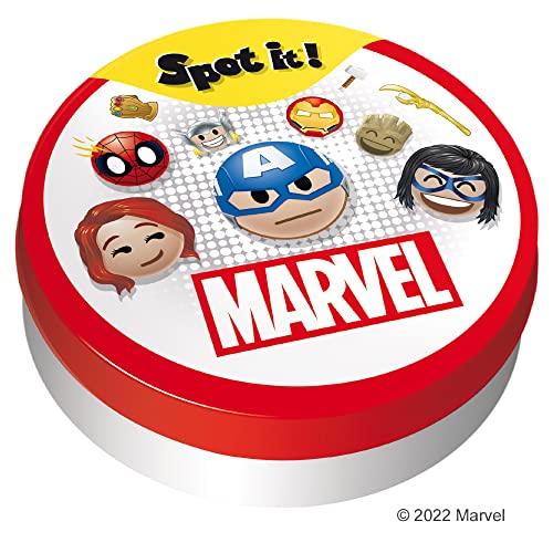 Zygomatic SP243 Spot It! Marvel Emojis (Eco-Blister) - Marvel Super Heroes Family Card Game thumb #3