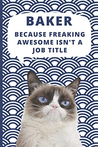 Medium College-Ruled Notebook, 120-page, Lined | Best Gift For Baker | Funny Yoda Quote | Present For Grumpy Cat Fan or Baking Career: Motivational ... College Student Work, Job, Tracking Goals image 3