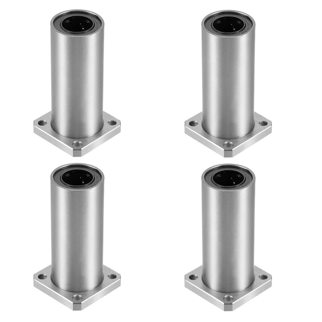Roulements linéaires à billes LMK6LUU 6mm, lot de 4 – Bague linéaire à bride carrée avec joints en caoutchouc doubles