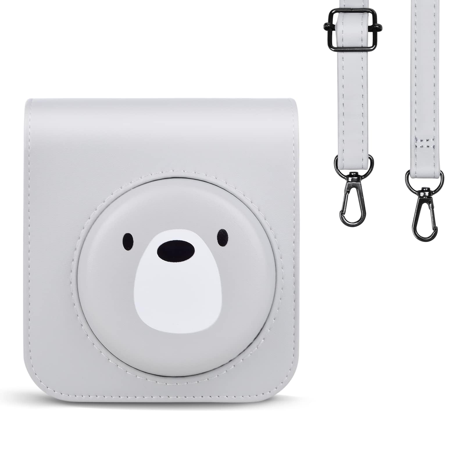 Sponsored Ad – Case for Fuji Instax Mini 12/Polaroid Mini 12, PU Leather Protective Case for Fujifilm Instax Mini 12 Instant Camera, Removable Case with Adjustable Shoulder Strap