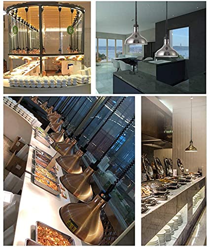 Voedsel Warmtelamp, Verstelbare Voedselverwarmer Lamp Met Lamp Voor Restaurant Keukenbuffet, Ideaal Voor Commercieel En… - Afbeelding 8