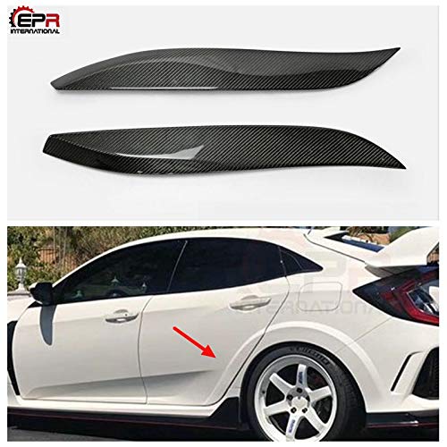 Amazon | カーボン For ホンダ Civic Type R FK8 17 Onwards VRS STYLE
