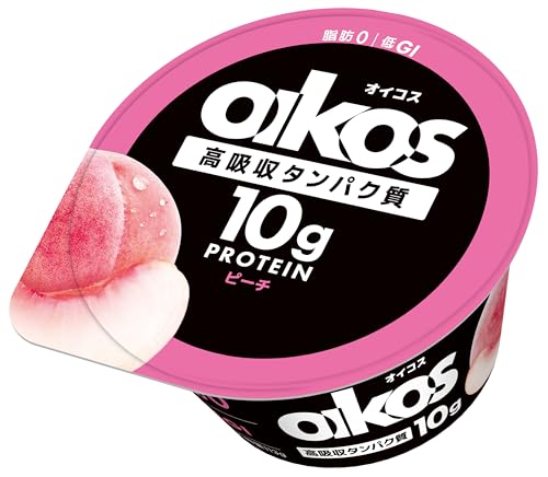 [冷蔵] ダノンジャパン オイコス 脂肪0 ピーチ ヨーグルト 113gのサムネイル