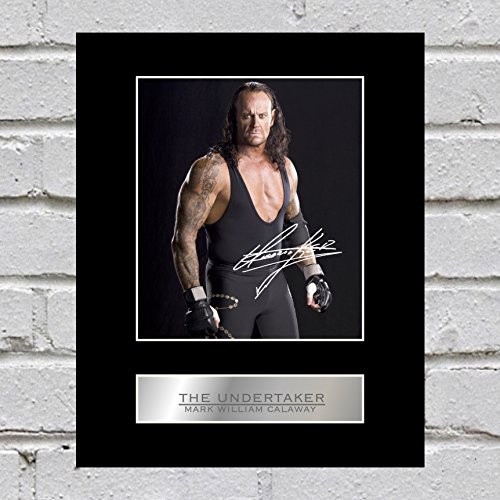 The Undertaker Photo dédicacée encadrée Mark William Calaway