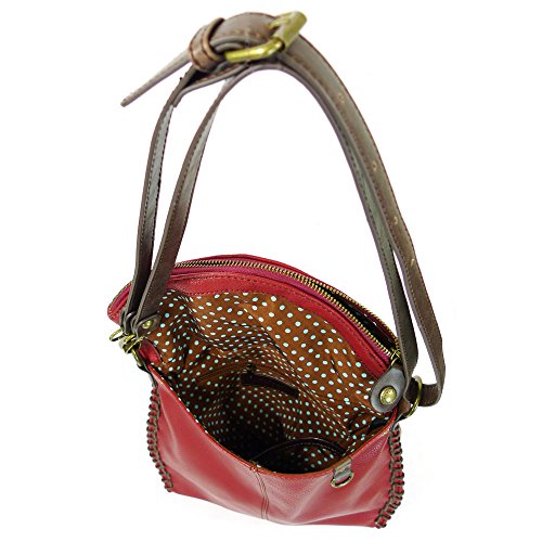 CHALA Charming Crossbody Bag Shoulder Handbag With Flap Top and Zipper Handbag Only- Multi-color3