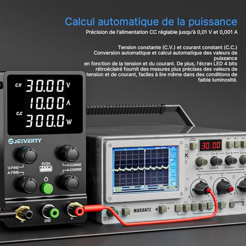 Évitez les surtensions avec l'alimentation DC variable 30V 10A réglable - 4