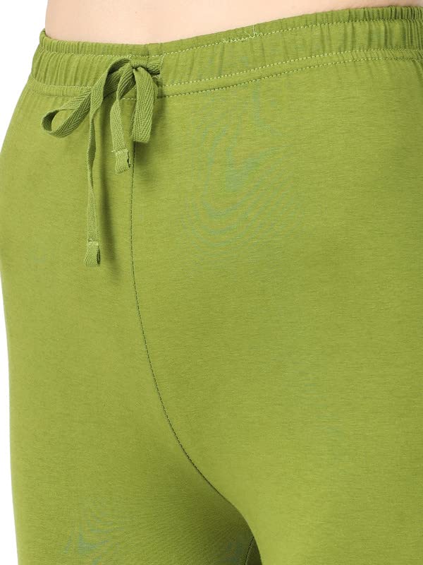 Image of Robinbosky Cotton Churidhar Leggings for Women - Stylish, Stretchable & Flattering Fit for All-Day Comfort