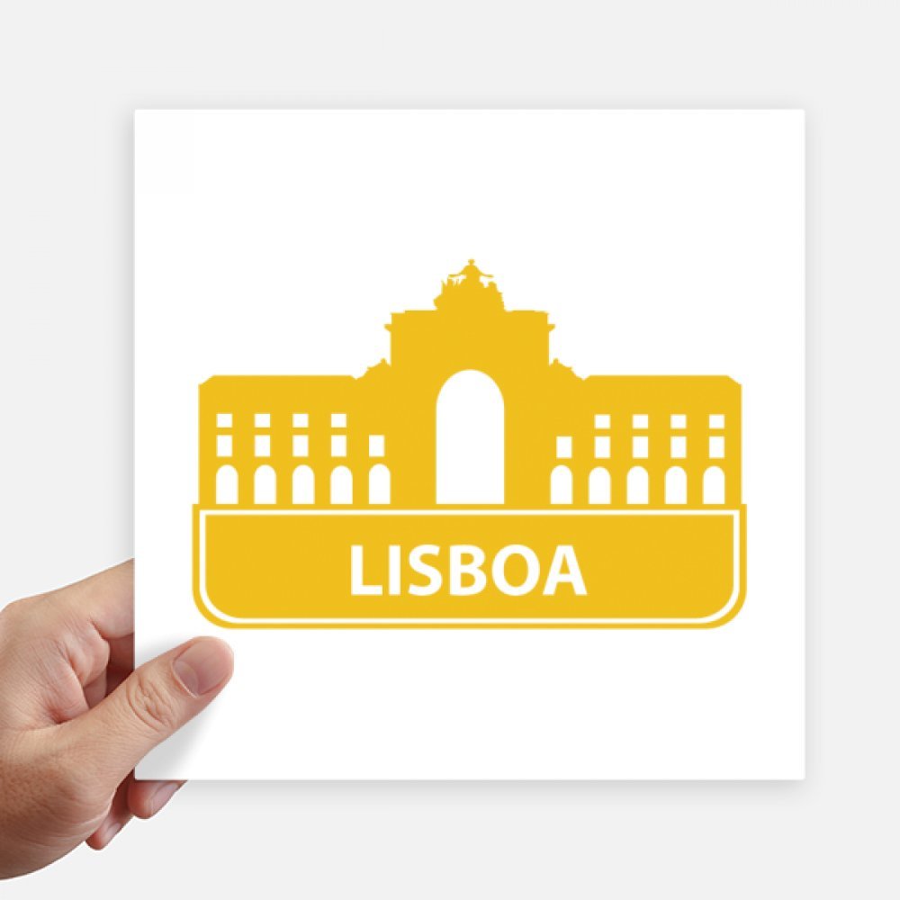 Autocollant Lisbonne Portugal de 20cm décoration mur et valise x4