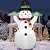 Joiedomi 6 FT Tall Christmas Inflatables Snowman Outdoor Decorations with Built-in LEDs, Xmas Blow Up Snow Man with Magic Hat for Christmas Holiday Party Outdoor Indoor Yard Garden Winter Decoration