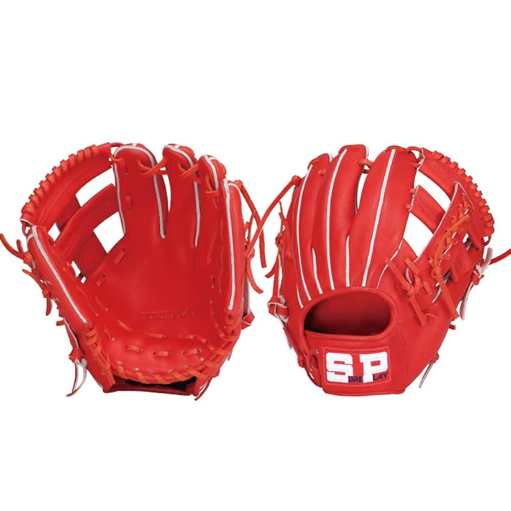 SURE PLAY 硬式グローブ 内野手用　レッドオレンジ SURE PLAY 硬式グローブ 内野手用レッドオレンジ