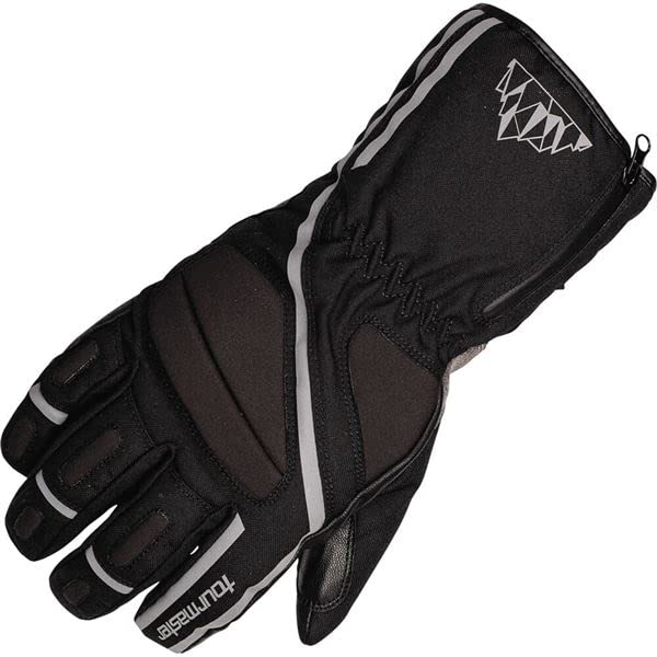 Tourmaster Mid-Tex Textile Motorcycle Gloves Black