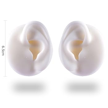 耳　医療用模型 Amazon.co.jp: Felimoa シリコン製耳模型 両耳 耳鍼 縫合 練習