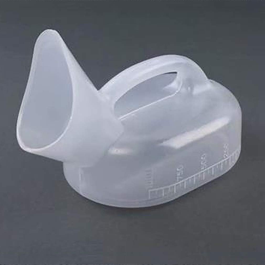 Urine Bottle,Portable Urinals, Ms 1000ml Transparent Urinal Urine Collection Containers Pee Bottles