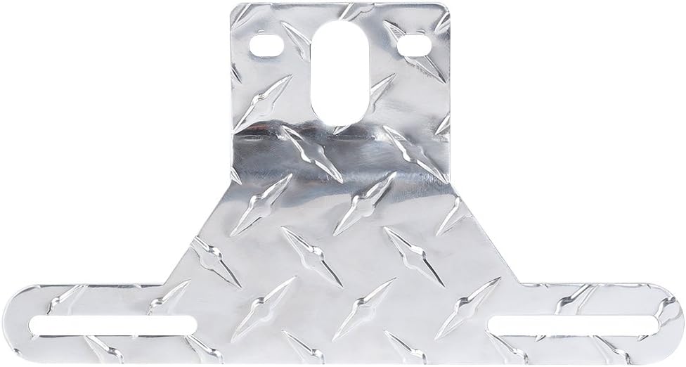 CZC AUTO Aluminum Trailer License Plate Light Bracket