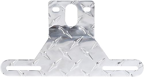 CZC AUTO Soporte de luz de matrícula de aluminio para remolque