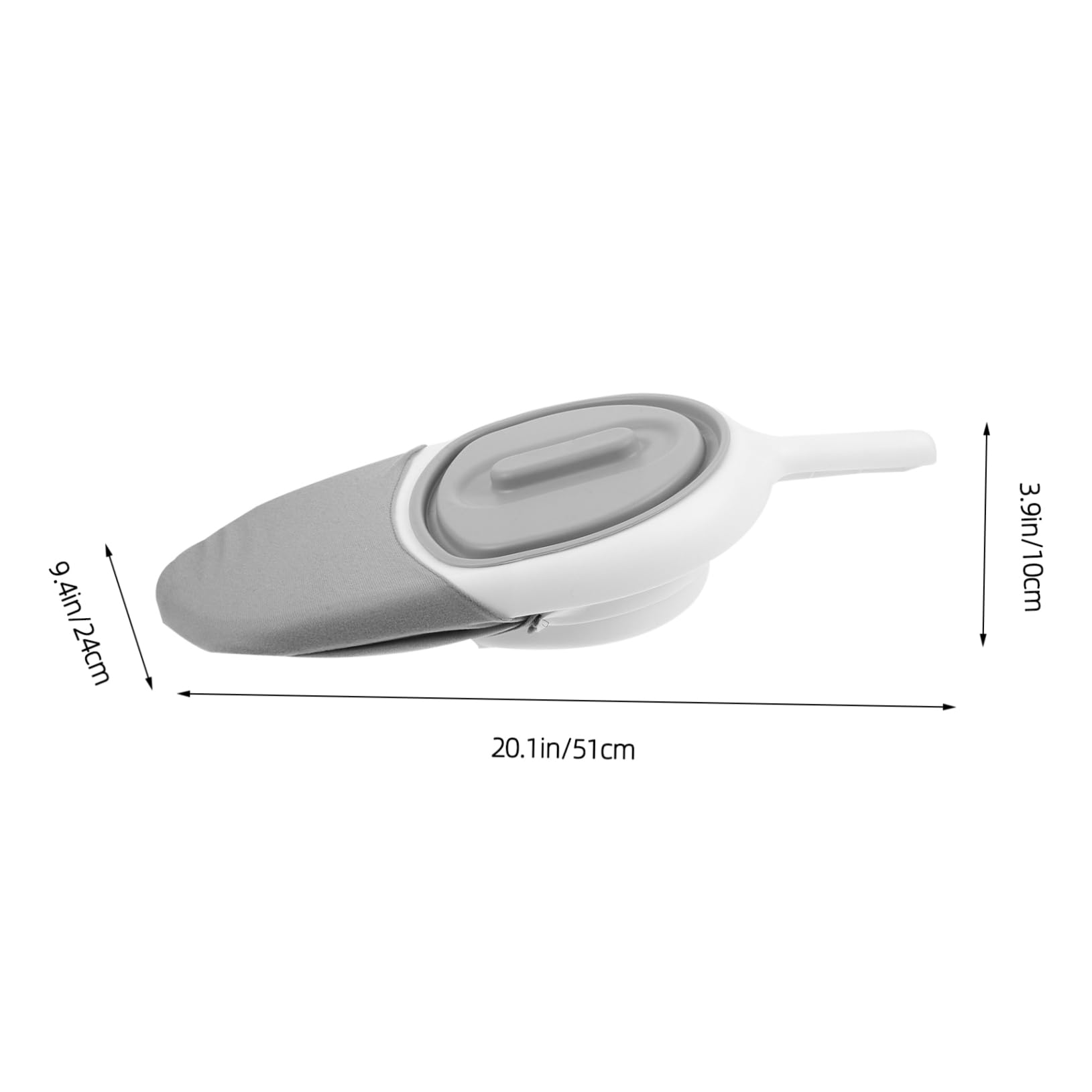 TOBBOMEY Pan for Elderly Females Accessory Portable Toilets Bedpan Thick Material Scratch-Resistant