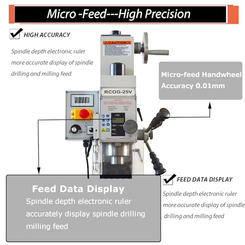 INTBUYING 600W Mini Milling Machine