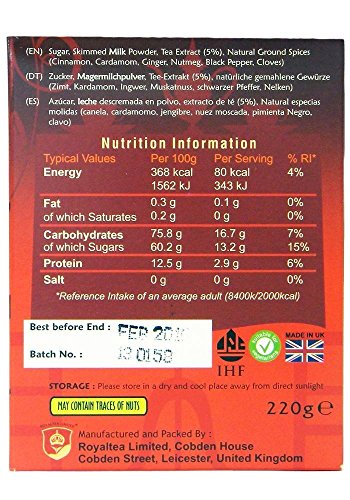 Té Royal Chai Masala endulzado 220 g miniatura 3