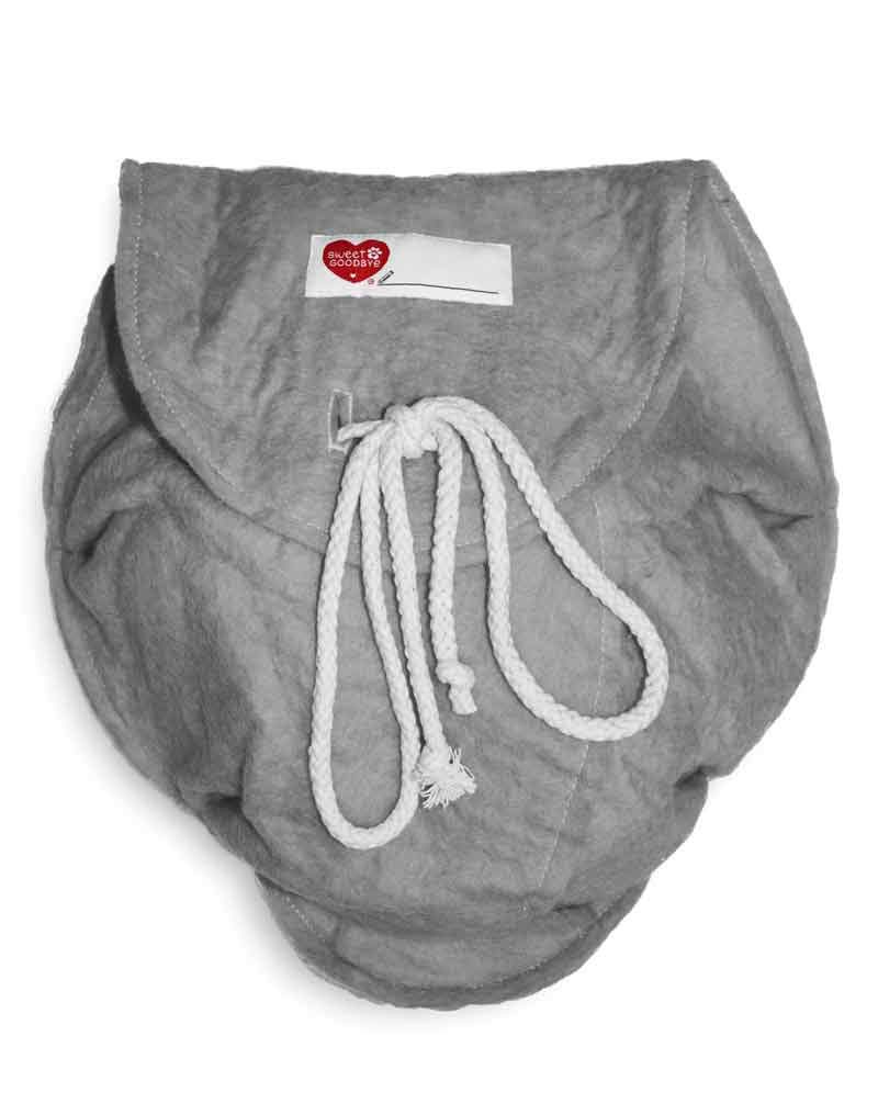 Cloud® Eco-Friendly Pet Burial & Cremation Ceremony Kit Casket for Smaller Pets: Rabbits Hamsters Gerbils Birds Reptiles, Small Cats (Choose Size & Color)(Large, Grey)