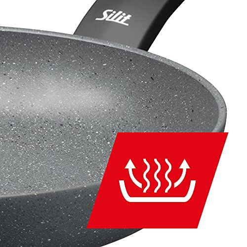 Silit Montano Non-Stick Frying Pan 24 cm Induction Aluminium Coated Frying Pan Induction Heat Insulated Plastic Handle - Image 4