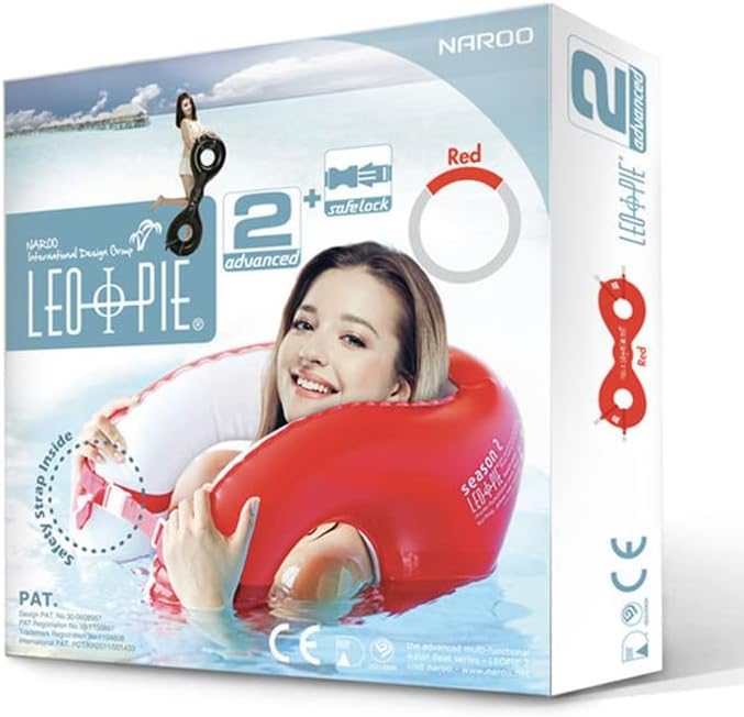 LEOPIE Multi-Purpose Inflatable Swimming Water Pool Float Hammock with Buckle for Adults