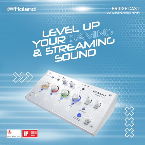ローランド Roland BRIDGE CAST/ゲーミングDACアンプ/オーディオインターフェース/配信/ゲーミングミキサー/オーディオミキサー/Mac/Windows/ブリッジキャスト/アイスホワイト/Ice White