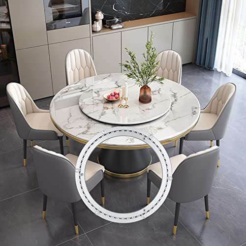 Łożyska do obrotnic stołowych, Obrotowe łożysko gramofonu ze stopu aluminium 360° Instrukcja do stołu jadalnego 8-32 cali(10 inches (250mm))