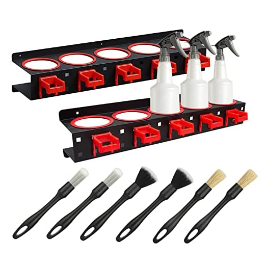 Does a pressure washer damage car paint Car Cleaning Brush and Bottle Organizer