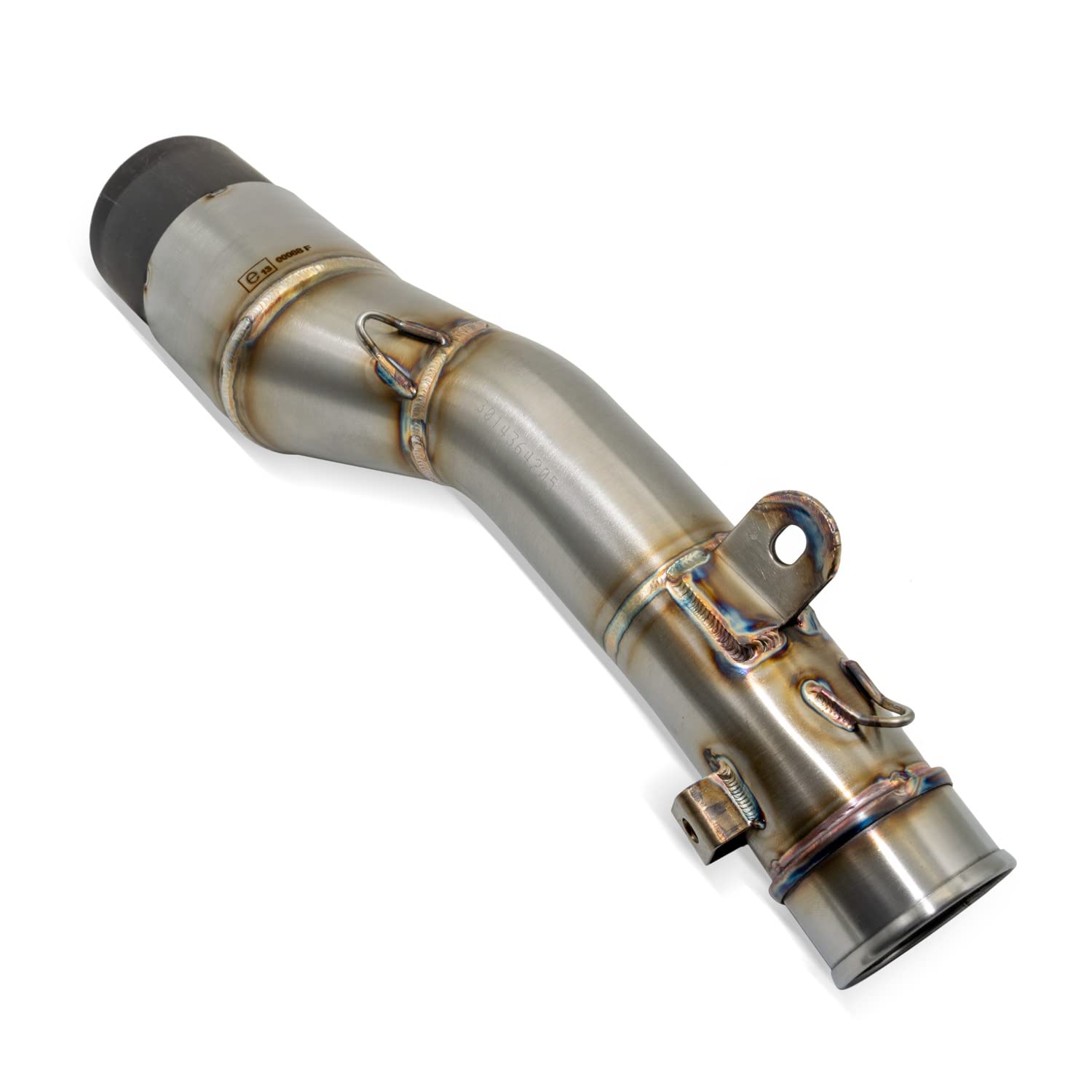Verbindungsrohr LeoVince Auspuffrohr SBK mit Katalysator, mit Zulassung für Auspuffanlage S14364E, S14364EK, S14073, S14073K