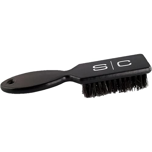 StyleCraft Professional Barber Fade Brush, Beard Brush, Cleaning Brush for Clipper Tools