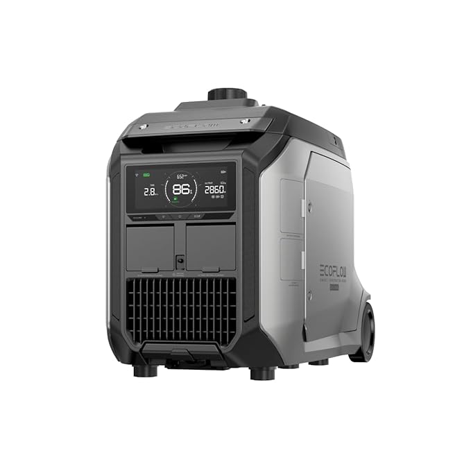 EF ECOFLOW 3200W DC Fast Charging Dual Fuel Smart Generator with LPG and Gas Support