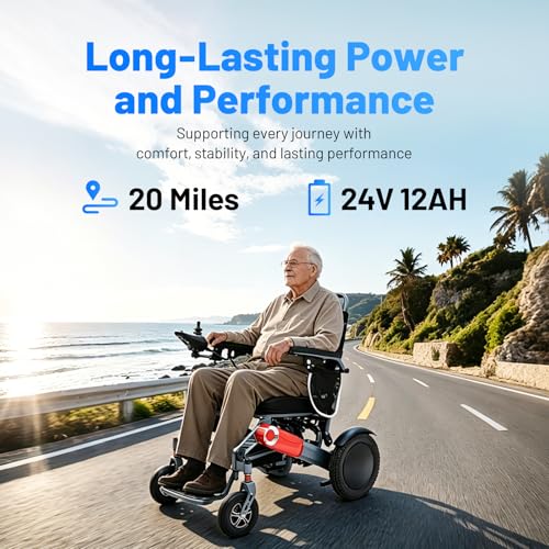 Electric Wheelchair Foldable Lightweight