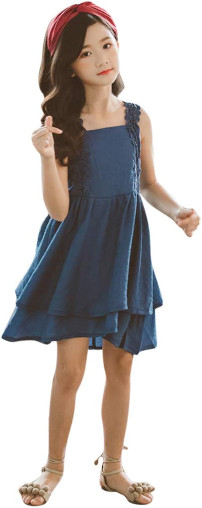 YunYoud-Kinderkleid Langärmliges Streifen Kinderkleid Blumendruck Stickerei  Prinzessin Party Kleid YunYoud mädchen herbst mädchenkleidung spitzenkleid  skaterkleid einschulungskleider wollkleider Kleider: Amazon.de: Bekleidung