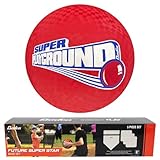 Future Super Star Base Set with 8.5” Kickball – Durable Throw-Down Bases & Heavy-Duty Playground Ball for Field Day Fun (Base Set + Playground Ball)