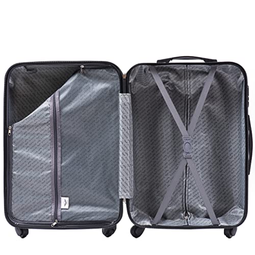 Lot de 3 valises ultra légères maniables avec roulettes - 7