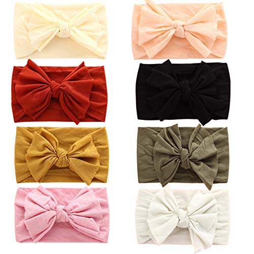 Preisvergleich Produktbild Jmitha Baby Stirnbänder verknotete Baby Stirnband Turban Mädchen Headwrap Knot Stirnband Neugeborenen Säugling Kleinkind Stirnband Kaninchenohren Knit Head wraps (B)