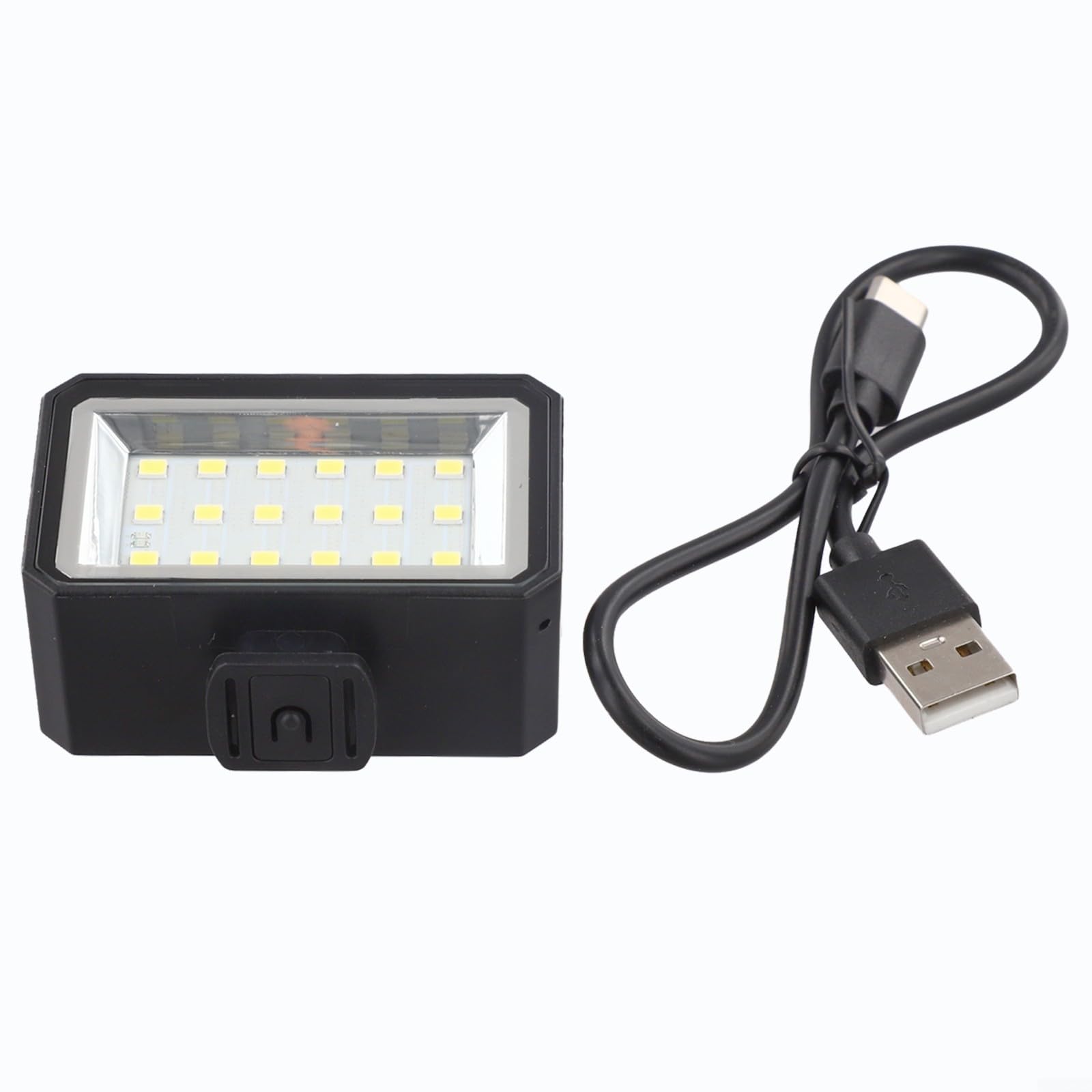 Lumière LED compacte pour Insta360 X5, IPX8 étanche pour la plongée, lumière claire et uniforme en PC, améliore les photos dans des conditions de faible luminosité, noir