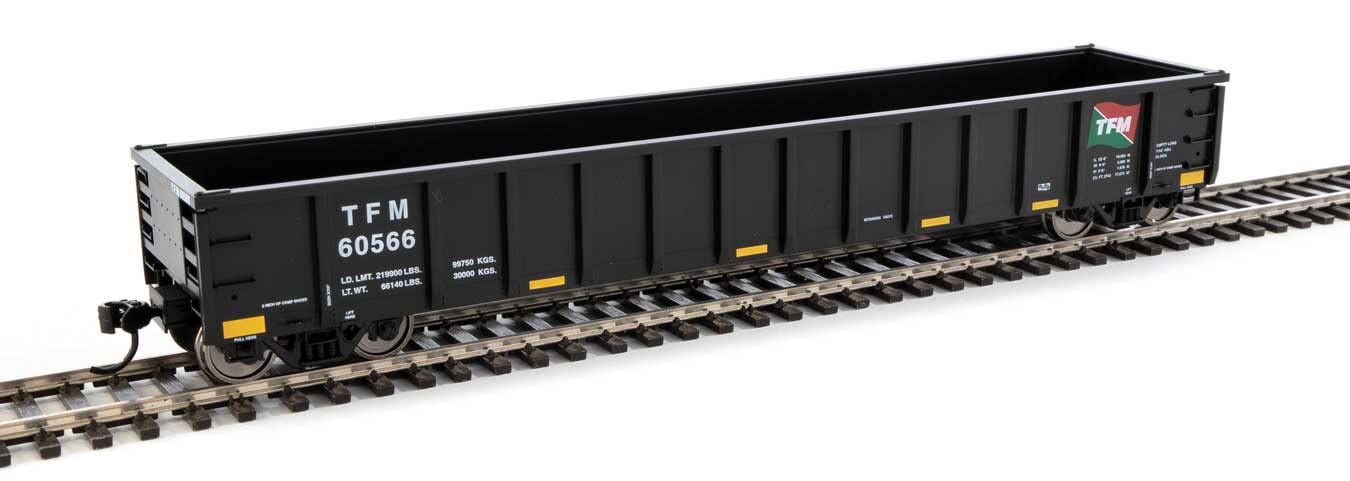 Walthers Mainline 910-6314 HO Scale 53' Railgon Gondola - Ready to Run - Transportacion Ferroviaria Mexicana #60566