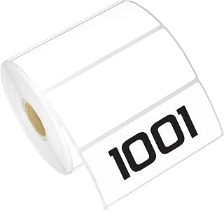 1 Inch Core - 3.5 x 1.5 Zebra Compatible Direct Thermal Labels 4 Packs for Zebra Desktop Printer GC420d GC420t GK420d GK420t GX420d GX420t GX430t LP2844 LP2442 TLP2844 ZP450 ZD500 ZD500R ZP500 ZP505