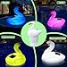 FineBud Pool Chlorine Floater, Solar Swan Chlorine Floater with Adjustable Release, Floating chlorines Dispenser with Colorful Light, Easy Opening Solar chlorines floaters for Hot Tub