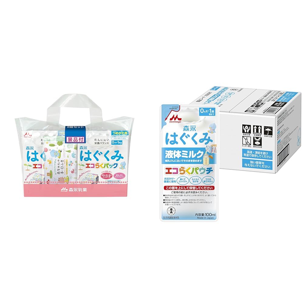 Amazon.co.jp: 【セット買い】森永 はぐくみ エコらくパック つめかえ 